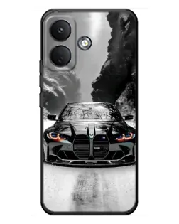 Чохол для Xiaomi Poco X8 з картинкою «BMW — акварельний дрифт»