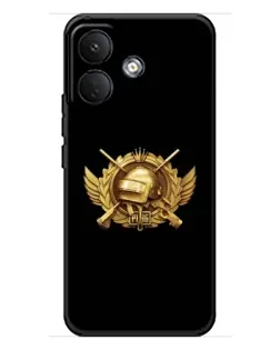 Чохол для Xiaomi Poco X8 з картинкою «PUBG — помаранчевий градієнт»