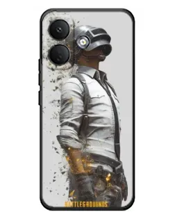 Чохол для Xiaomi Poco X8 з картинкою «PUBG — боєць у пилу»