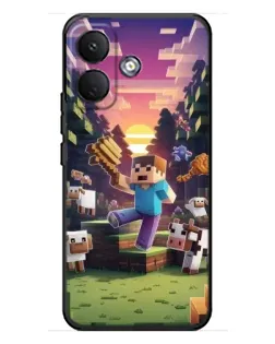 Чохол для Xiaomi Poco X8 з картинкою «Стів на фермі»
