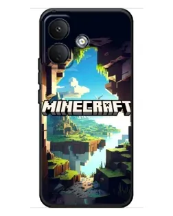 Чохол для Xiaomi Poco X8 з картинкою «Печера Майнкрафт»