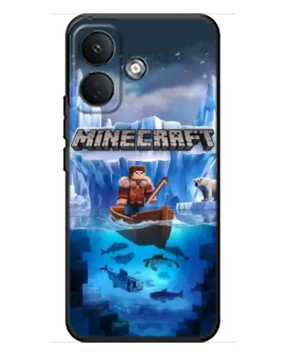 Чехол для Xiaomi Poco X8 с картинкой «Minecraft ледяной мир» Чехол для Xiaomi Poco X8 с картинкой «Minecraft ледяной мир»