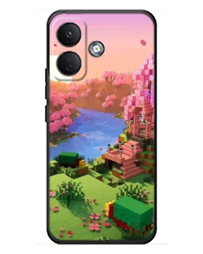 Чехол для Xiaomi Poco X8 с картинкой «Розовое дерево Minecraft» Чехол для Xiaomi Poco X8 с картинкой «Розовое дерево Minecraft»