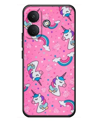 Чохол для Xiaomi Poco X8 з картинкою «Unicorn паттерн рожевий» Чохол для Xiaomi Poco X8 з картинкою «Unicorn паттерн рожевий»