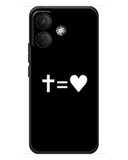 Чехол для Xiaomi Poco X8 с картинкой «Крест и Сердце» Чехол для Xiaomi Poco X8 с картинкой «Крест и Сердце»