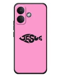 Чехол для Xiaomi Poco X8 с картинкой «Розовый символ Jesus» Чехол для Xiaomi Poco X8 с картинкой «Розовый символ Jesus»