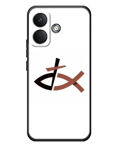 Чехол для Xiaomi Poco X8 с картинкой «Рыба и крест» Чехол для Xiaomi Poco X8 с картинкой «Рыба и крест»