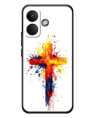 Чехол для Xiaomi Poco X8 с картинкой «Акварельный крест» Чехол для Xiaomi Poco X8 с картинкой «Акварельный крест»