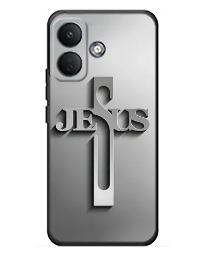 Чехол для Xiaomi Poco X8 с картинкой «Металлический крест Jesus» Чехол для Xiaomi Poco X8 с картинкой «Металлический крест Jesus»