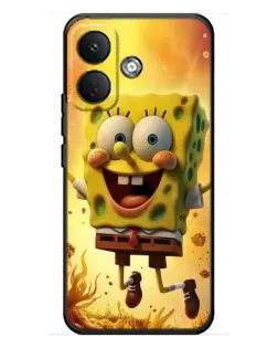 Чохол для Xiaomi Poco X8 з картинкою «Губка Боб стрибає»