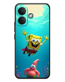 Чохол для Xiaomi Poco X8 з картинкою «Спанч Боб під водою»