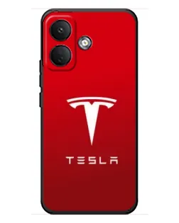 Чехол для Xiaomi Poco X8 с картинкой «Tesla Red Classic»