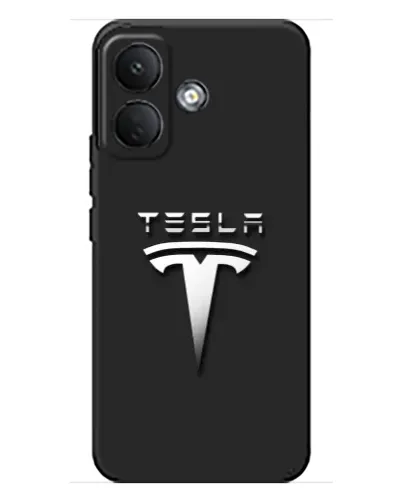 Чехол для Xiaomi Poco X8 с картинкой «Стальной логотип Tesla» Чехол для Xiaomi Poco X8 с картинкой «Стальной логотип Tesla»