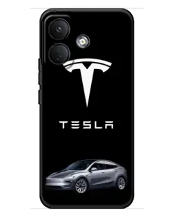 Чехол для Xiaomi Poco X8 с картинкой «Tesla Model Y»