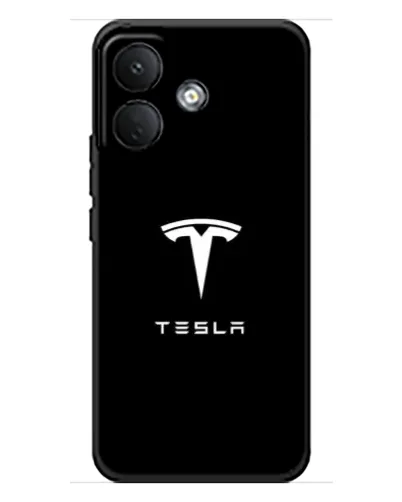 Чехол для Xiaomi Poco X8 с картинкой «Tesla White Logo» Чехол для Xiaomi Poco X8 с картинкой «Tesla White Logo»