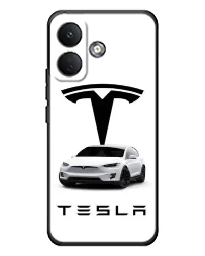 Чехол для Xiaomi Poco X8 с картинкой «Tesla White Style» Чехол для Xiaomi Poco X8 с картинкой «Tesla White Style»