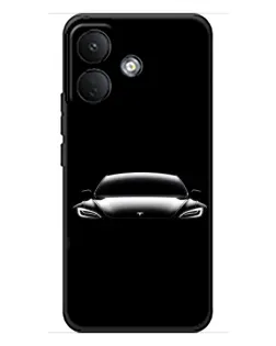 Чехол для Xiaomi Poco X8 с картинкой «Фары Tesla Night»