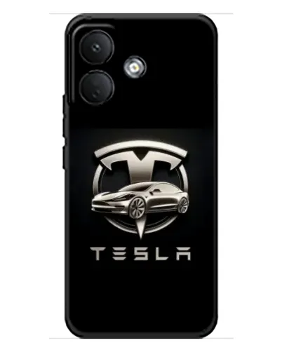 Чехол для Xiaomi Poco X8 с картинкой «Tesla — серебристое авто» Чехол для Xiaomi Poco X8 с картинкой «Tesla — серебристое авто»