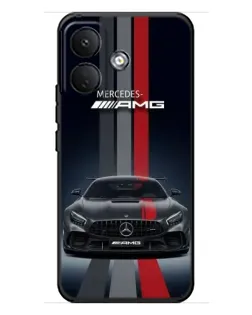 Чохол для Xiaomi Poco X8 з картинкою «Mercedes — білий карбон»