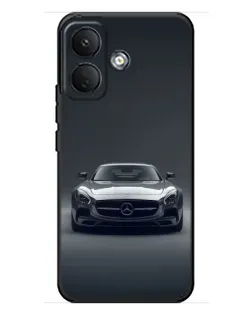 Чехол для Xiaomi Poco X8 с картинкой «Mercedes на черном»