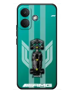 Чехол для Xiaomi Poco X8 с картинкой «Mercedes AMG Petronas»