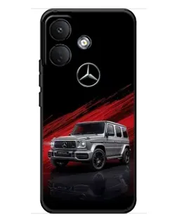Чехол для Xiaomi Poco X8 с картинкой «Mercedes G-Class красный»