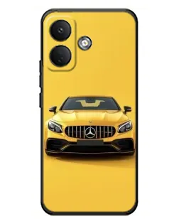 Чехол для Xiaomi Poco X8 с картинкой «Желтый Mercedes GT»