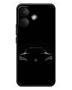Чехол для Xiaomi Poco X8 с картинкой «Mercedes — силуэт авто»