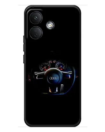 Чехол для Xiaomi Poco X8 с картинкой «Салон Audi — руль» Чехол для Xiaomi Poco X8 с картинкой «Салон Audi — руль»