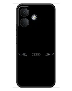 Чехол для Xiaomi Poco X8 с картинкой «Audi — световой подпись»