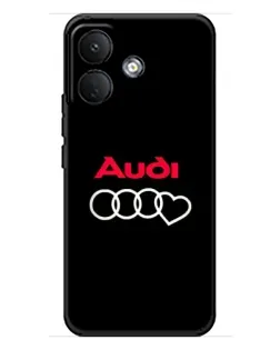 Чехол для Xiaomi Poco X8 с картинкой «Логотип Audi Heart»