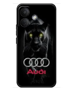 Чехол для Xiaomi Poco X8 с картинкой «Пантера и Audi»