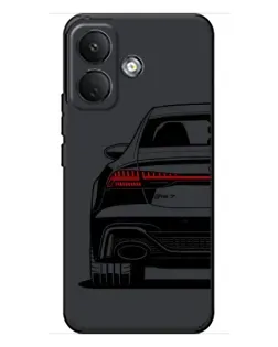 Чехол для Xiaomi Poco X8 с картинкой «Задняя часть Audi — арт»