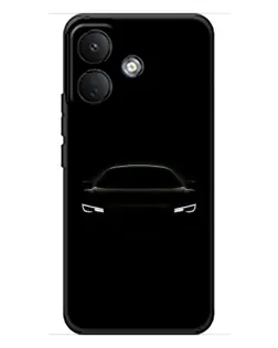 Чехол для Xiaomi Poco X8 с картинкой «Взгляд Audi в темноте»