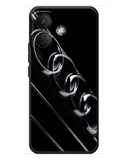 Чехол для Xiaomi Poco X8 с картинкой «Audi — абстрактные кольца»