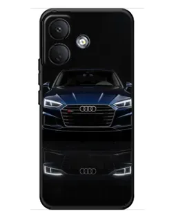 Чехол для Xiaomi Poco X8 с картинкой «Audi — ночное отражение»
