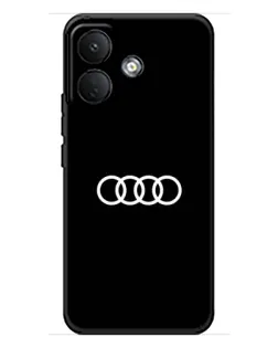 Чехол для Xiaomi Poco X8 с картинкой «Audi White Logo»