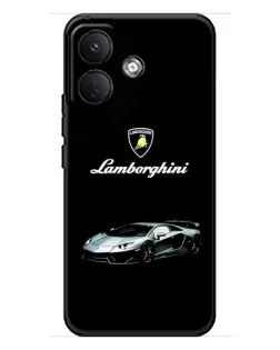 Чехол для Xiaomi Poco X8 с картинкой «Логотип Lamborghini классика»