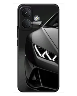 Чехол для Xiaomi Poco X8 с картинкой «Lamborghini фары детализация»