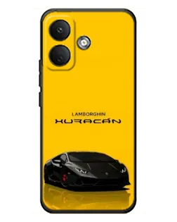 Чехол для Xiaomi Poco X8 с картинкой «Lamborghini Huracan черный»