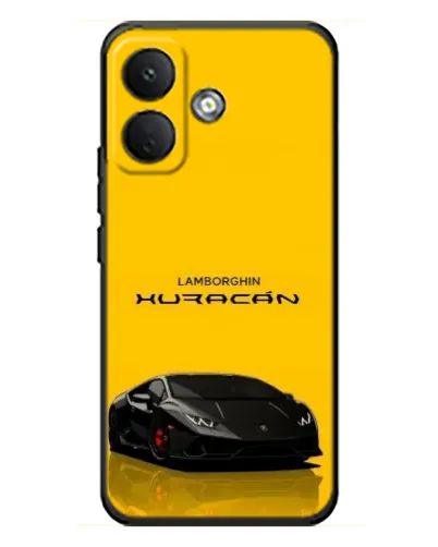 Чохол для Xiaomi Poco X8 з картинкою «Lamborghini Huracan чорний»