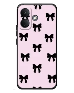 Чохол для Xiaomi Poco X8 з картинкою «Чорні банти Coquette»