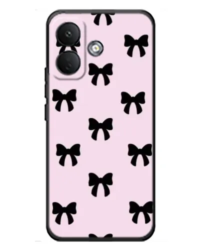 Чехол для Xiaomi Poco X8 с картинкой «Черные банты Coquette» Чехол для Xiaomi Poco X8 с картинкой «Черные банты Coquette»
