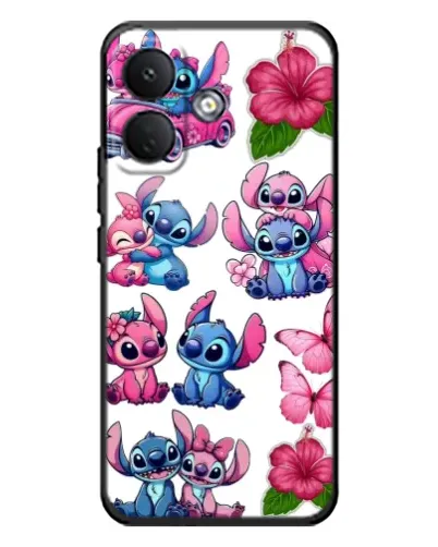 Чехол для Xiaomi Poco X8 с картинкой «Стикеры Stitch и Angel» Чехол для Xiaomi Poco X8 с картинкой «Стикеры Stitch и Angel»