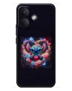 Чохол для Xiaomi Poco X8 з картинкою «Stitch у квітах»