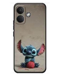 Чохол для Xiaomi Poco X8 з картинкою «Стіч на чоричневому фоні»