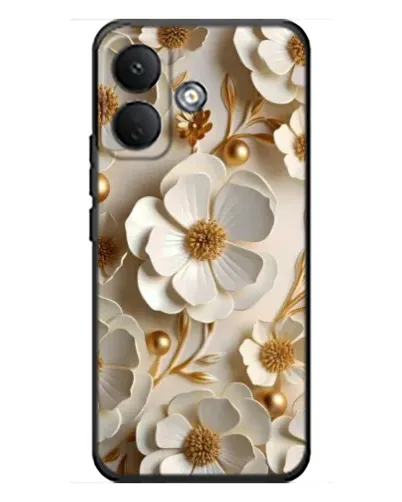 Чехол для Xiaomi Poco X8 с картинкой «Белие бумажние цвети» Чехол для Xiaomi Poco X8 с картинкой «Белие бумажние цвети»