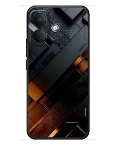 Чехол для Xiaomi Poco X8 с картинкой «Черные геометрические блоки» Чехол для Xiaomi Poco X8 с картинкой «Черные геометрические блоки»