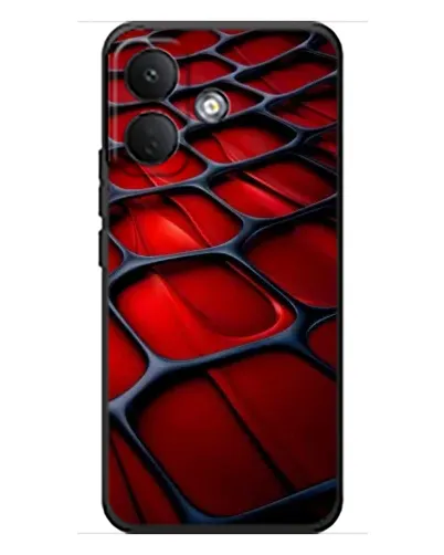 Чехол для Xiaomi Poco X8 с картинкой «Красная глянцевая сетка» Чехол для Xiaomi Poco X8 с картинкой «Красная глянцевая сетка»