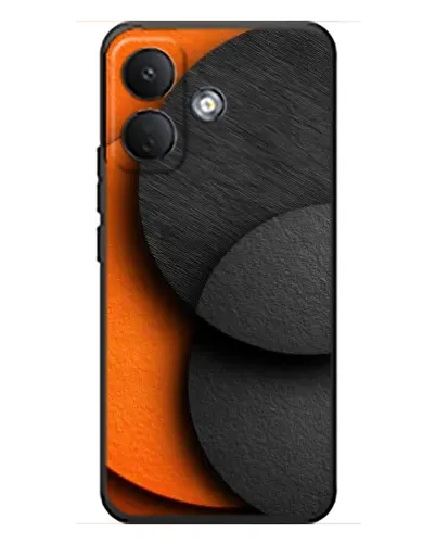 Чехол для Xiaomi Poco X8 с картинкой «Геометрия оранжевых кругов» Чехол для Xiaomi Poco X8 с картинкой «Геометрия оранжевых кругов»